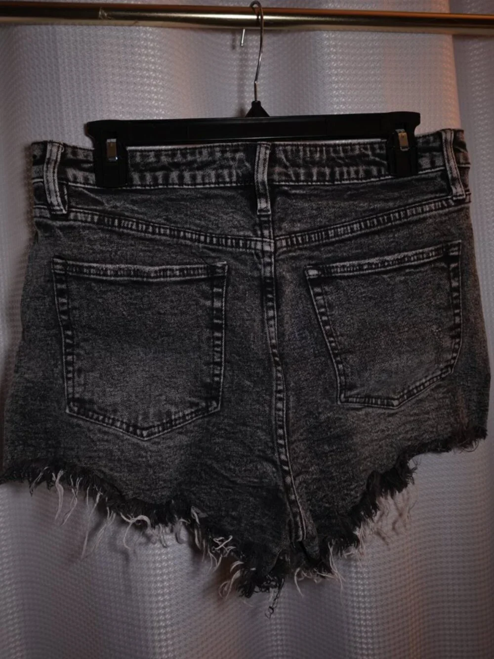 Black Jean Shorts